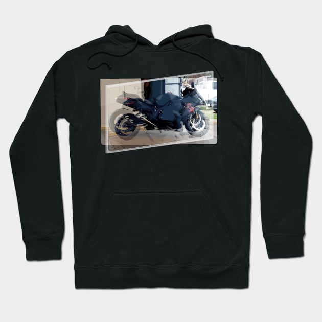 Suzuki Hayabusa Ultimate Sportbike GSXR 1300R Hoodie by TriForceDesign